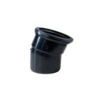 110mm 15” Single Socket Bend – Black