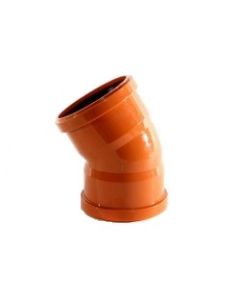 110mm Underground Bend Double Socket 45° (£2.25) 