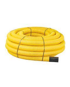 100mm Yellow Perforated Gas Duct x 50m Coil (Clearance)