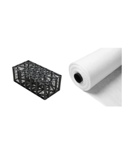 NAYLOR Soakaway Set (£25.89) x 30 Attenuation Crates 1000mm x 500mm x 400mm + 3 Rolls Of Non-Woven Geotextile 1.5m x 20m 