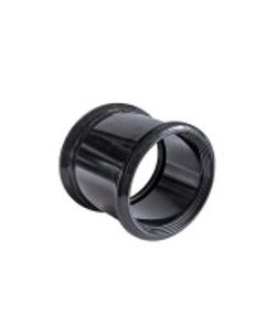 110mm Double Socket Coupler – Black