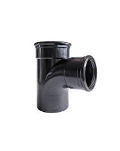 110mm 45” Double Socket Junction – Black
