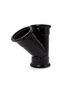 110mm 45” Triple Socket Junction – Black