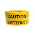 150mm x 365m Yellow Electric Warning Tape