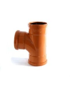160mm x 160mm x 160mm Triple Socket 90° Equal Underground Drainage Junction
