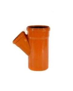 160mm x 160mm x 110mm Double Socket 45° Unequal Underground Drainage Junction