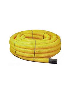 63/50mm x 50m Yellow Twinwall Duct Coil (£58.79)